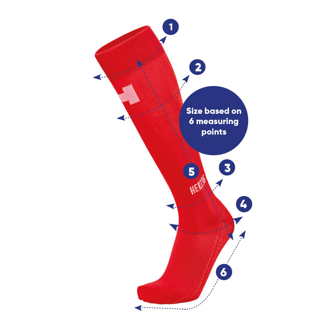 PRO Compressiekousen Rood - Image 4