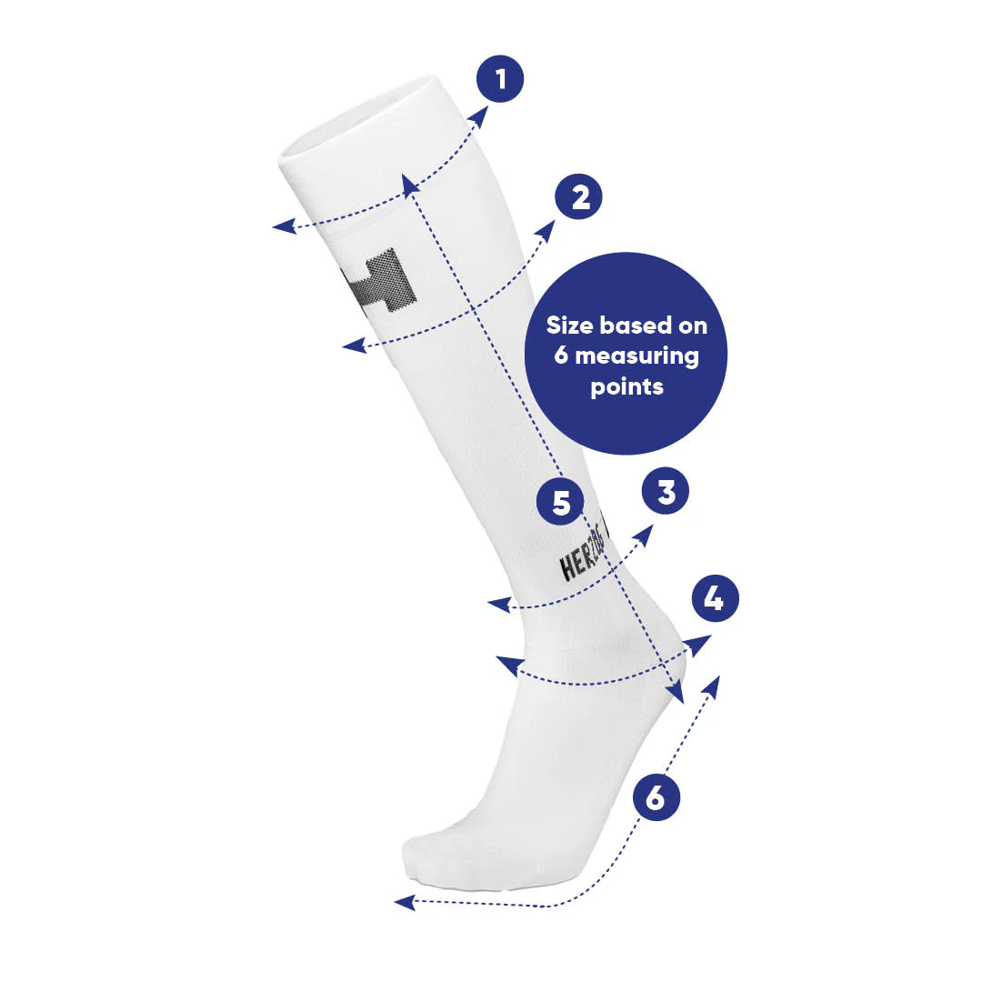 PRO Compressiekousen Wit - Image 4