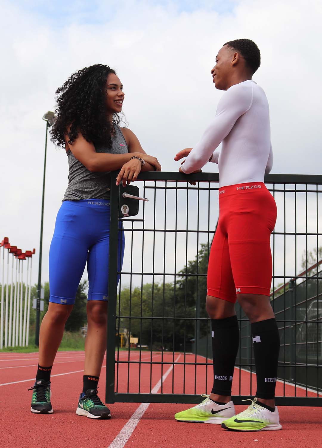 PRO Sport Compression Shorts Blauw - Image 4