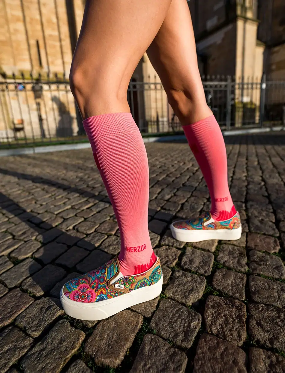 Support Compressiekousen Roze - Image 4