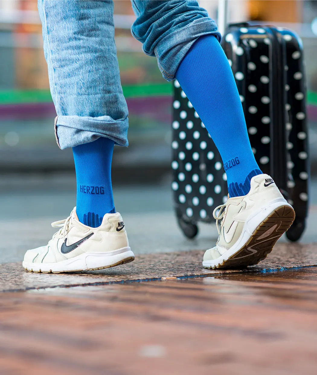 Support Compressiekousen Blauw - Image 4